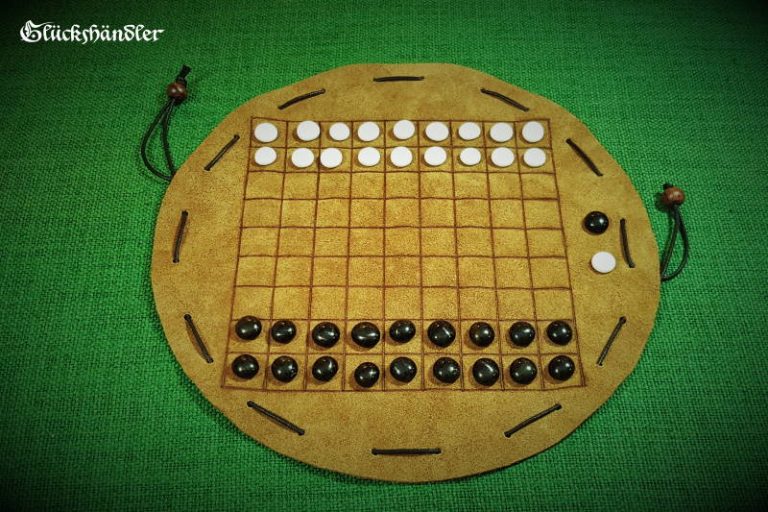 Hasami Shogi , Dai Hasami Shogi Brettspiel aus Leder - DER GLÜCKSHÄNDLER