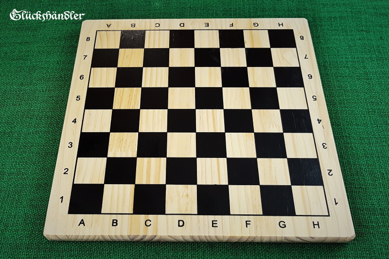 Schachspiel Echtholz | Schachbrett | Schachfiguren |Holzfiguren Schach mit  Brett